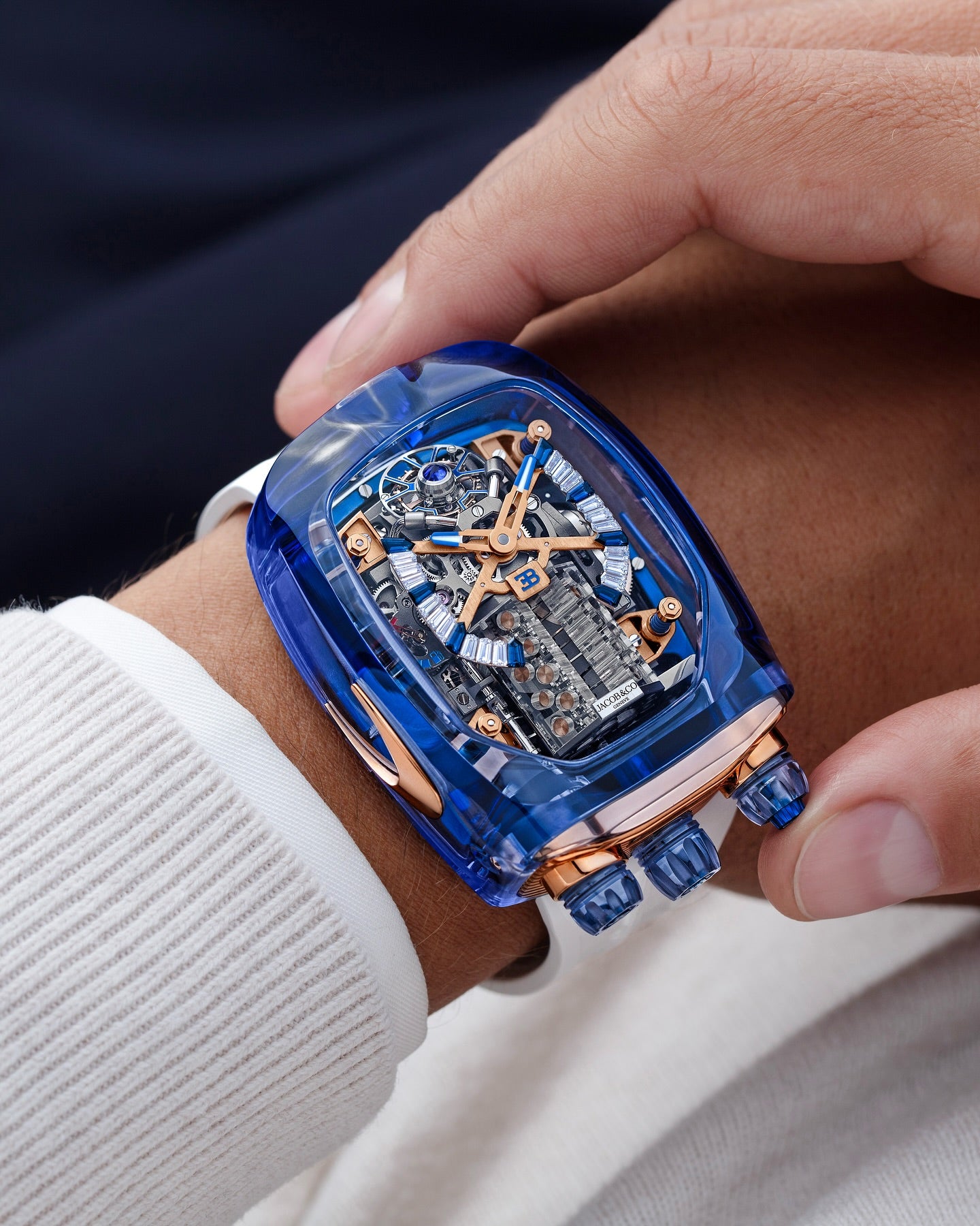 Limited Edition Jacob & Co. Bugatti Chiron Tourbillon watch
