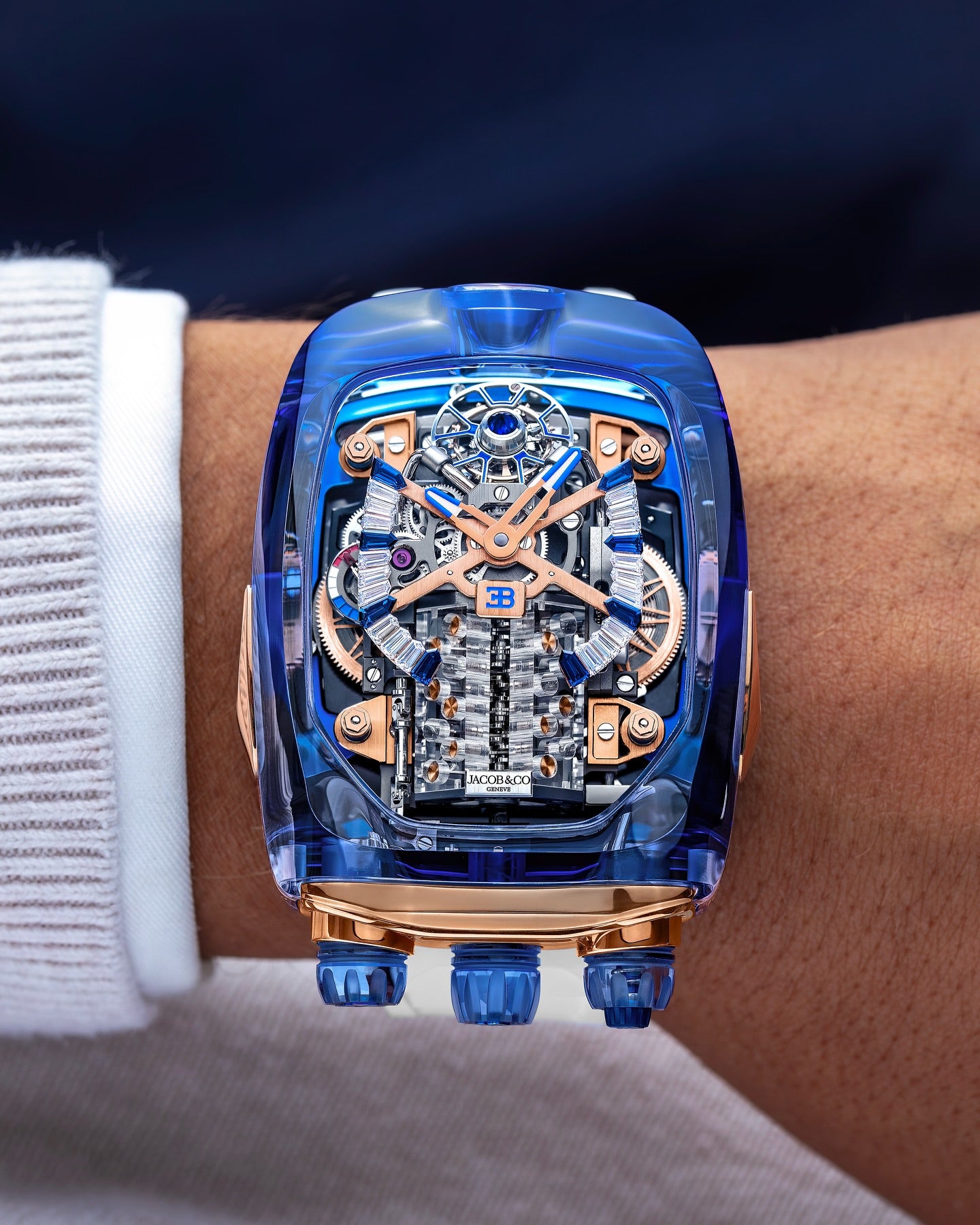 Limited Edition Jacob & Co. Bugatti Chiron Tourbillon watch